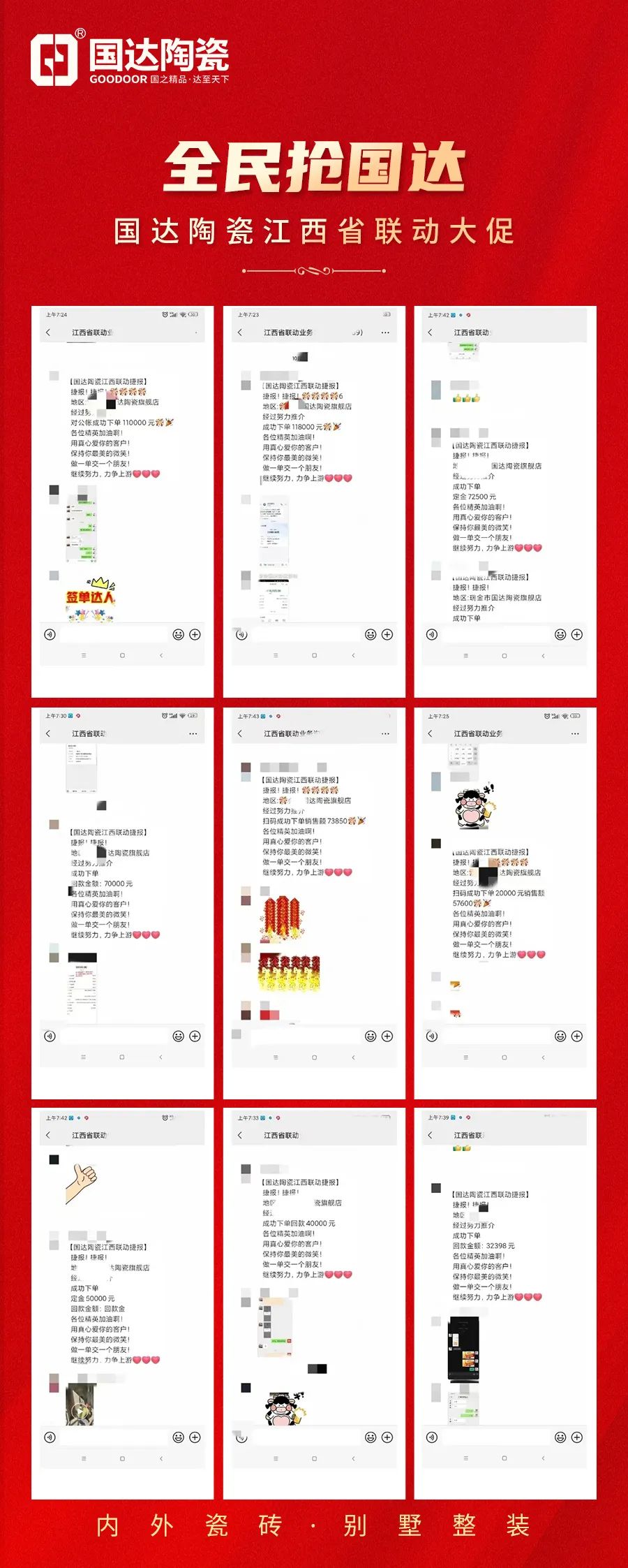 全力出击 赢战终端 | 国达陶瓷江西省联动大促圆满收官